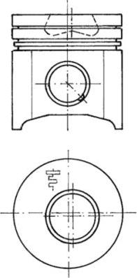 Kolbenschmidt 94726600 - Pistón www.parts5.com