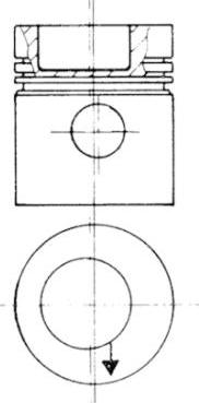 Kolbenschmidt 93831610 - Piston www.parts5.com