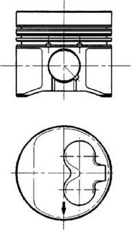 Kolbenschmidt 91429600 - Piston www.parts5.com