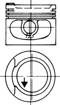 Kolbenschmidt 93928600 - Piston www.parts5.com