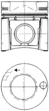 Kolbenschmidt 93231600 - Piston www.parts5.com