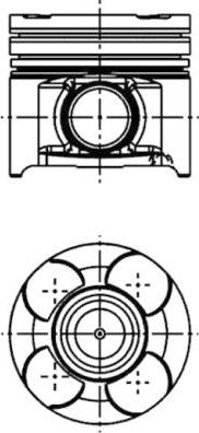 Kolbenschmidt 40660600 - Piston www.parts5.com