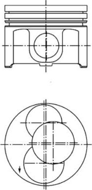 Kolbenschmidt 40093700 - Pistón www.parts5.com