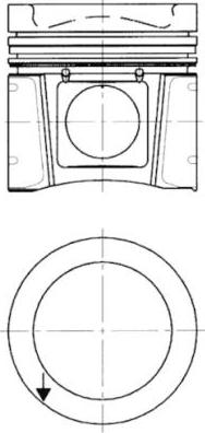 Kolbenschmidt 40030620 - Piston www.parts5.com