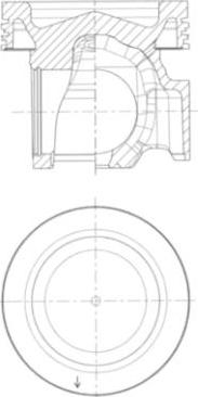 Kolbenschmidt 40834601 - Piston www.parts5.com