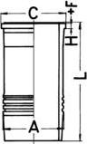 Kolbenschmidt 89900110 - Košuljica cilindra www.parts5.com