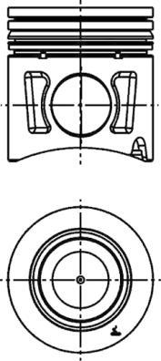 Kolbenschmidt 40340600 - Piston www.parts5.com