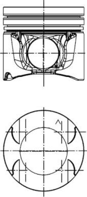 Kolbenschmidt 40262600 - Piston www.parts5.com