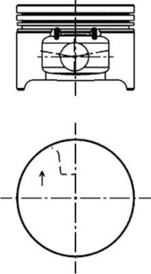 Kolbenschmidt 40277620 - Pistón www.parts5.com