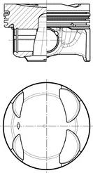 Kolbenschmidt 41671600 - Piston www.parts5.com