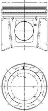 Kolbenschmidt 99697600 - Píst www.parts5.com