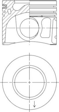 Kolbenschmidt 41072600 - Piston www.parts5.com