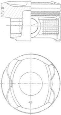 Kolbenschmidt 41250600 - Piston www.parts5.com