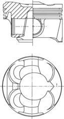 Kolbenschmidt 41267600 - Piston www.parts5.com