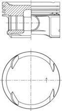 Kolbenschmidt 41725600 - Tłok www.parts5.com