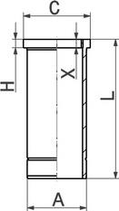 Kolbenschmidt 89920110 - Zylinderlaufbuchse www.parts5.com