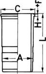 Kolbenschmidt 89563110 - Cylinder Sleeve www.parts5.com