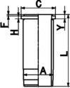 Kolbenschmidt 89370110 - Cylinder Sleeve www.parts5.com