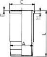 Kolbenschmidt 89588110 - Cylinder Sleeve www.parts5.com