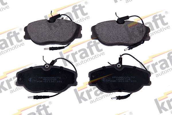 KRAFT AUTOMOTIVE 6005670 - Brake Pad Set, disc brake www.parts5.com