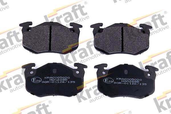 KRAFT AUTOMOTIVE 6005020 - Fren balata seti, diskli fren www.parts5.com