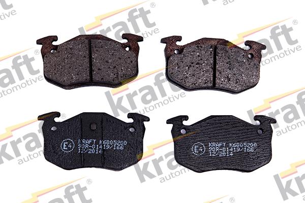 KRAFT AUTOMOTIVE 6005200 - Fren balata seti, diskli fren www.parts5.com