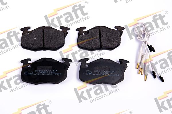 KRAFT AUTOMOTIVE 6006010 - Sada brzdových platničiek kotúčovej brzdy www.parts5.com