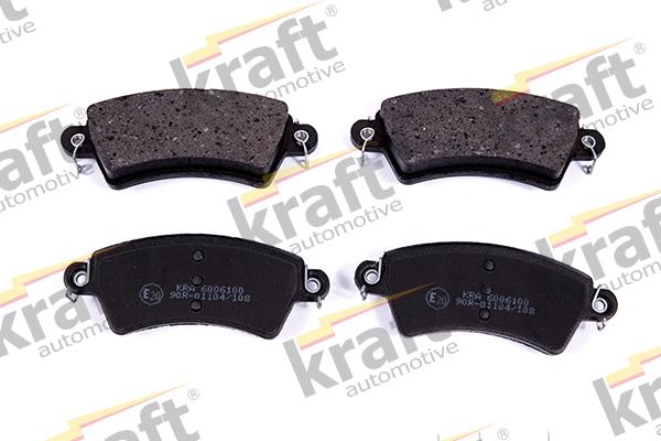 KRAFT AUTOMOTIVE 6006100 - Тормозные колодки, дисковые, комплект www.parts5.com