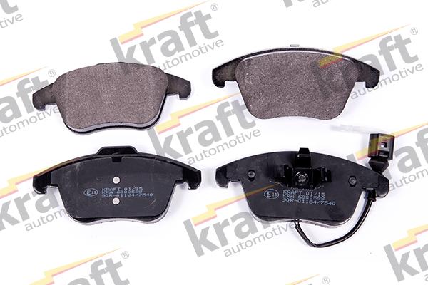 KRAFT AUTOMOTIVE 6000588 - Fékbetétkészlet, tárcsafék www.parts5.com