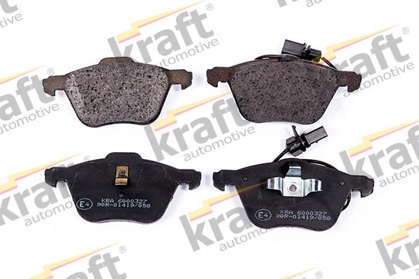 KRAFT AUTOMOTIVE 6000327 - Sada brzdových destiček, kotoučová brzda www.parts5.com