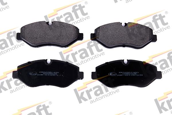 KRAFT AUTOMOTIVE 6001400 - Komplet zavornih oblog, ploscne (kolutne) zavore www.parts5.com