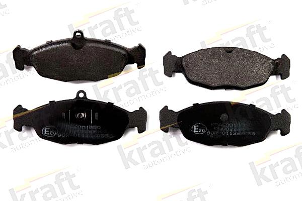 KRAFT AUTOMOTIVE 6001550 - Тормозные колодки, дисковые, комплект www.parts5.com