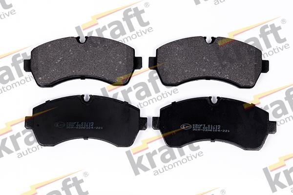 KRAFT AUTOMOTIVE 6001016 - Sada brzdových destiček, kotoučová brzda www.parts5.com