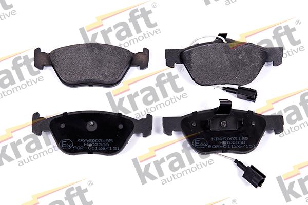 KRAFT AUTOMOTIVE 6003185 - Komplet zavornih oblog, ploscne (kolutne) zavore parts5.com