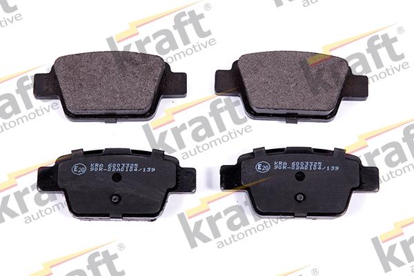 KRAFT AUTOMOTIVE 6003325 - Тормозные колодки, дисковые, комплект www.parts5.com