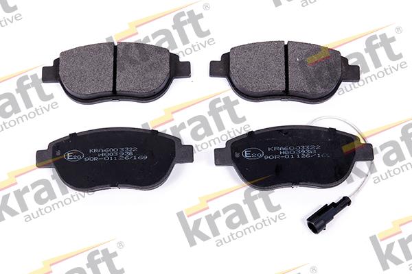 KRAFT AUTOMOTIVE 6003322 - Sada brzdových platničiek kotúčovej brzdy parts5.com