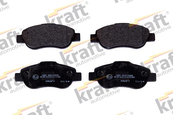 KRAFT AUTOMOTIVE 6003280 - Set placute frana,frana disc www.parts5.com