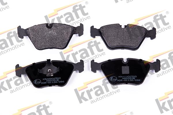 KRAFT AUTOMOTIVE 6002500 - Тормозные колодки, дисковые, комплект www.parts5.com