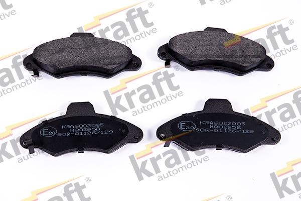 KRAFT AUTOMOTIVE 6002085 - Zestaw klocków hamulcowych, hamulce tarczowe www.parts5.com