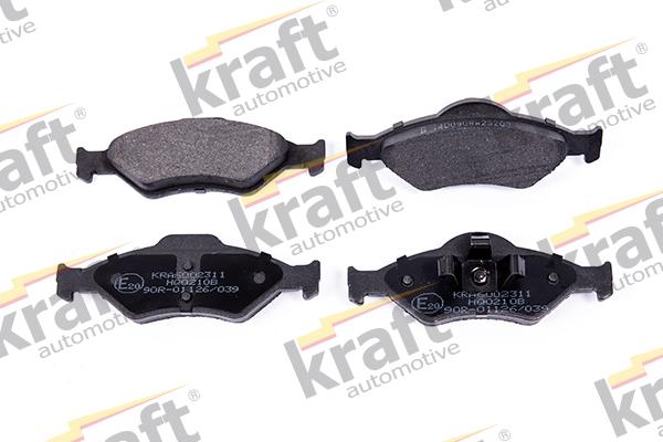 KRAFT AUTOMOTIVE 6002311 - Zestaw klocków hamulcowych, hamulce tarczowe www.parts5.com