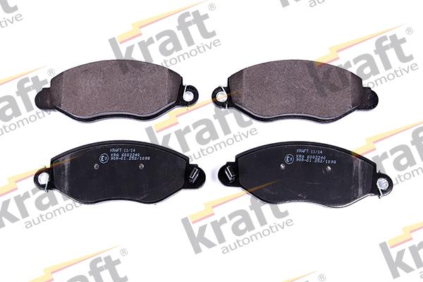 KRAFT AUTOMOTIVE 6002240 - Komplet zavornih oblog, ploscne (kolutne) zavore www.parts5.com