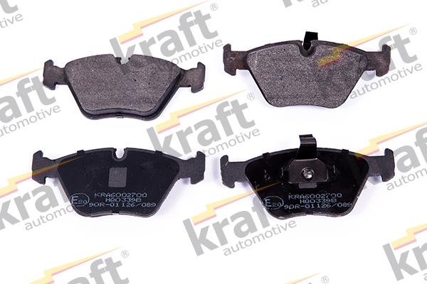 KRAFT AUTOMOTIVE 6002700 - Komplet zavornih oblog, ploscne (kolutne) zavore parts5.com