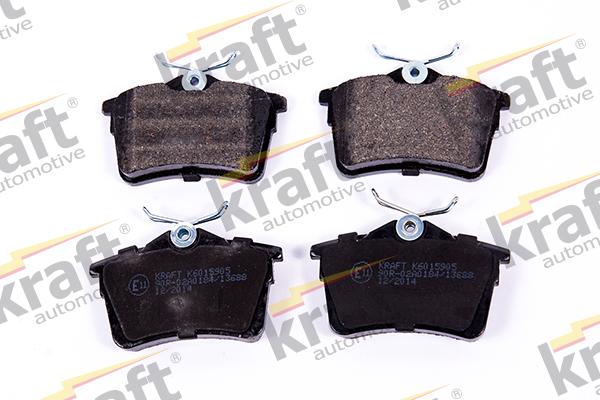 KRAFT AUTOMOTIVE 6015905 - Komplet zavornih oblog, ploscne (kolutne) zavore www.parts5.com