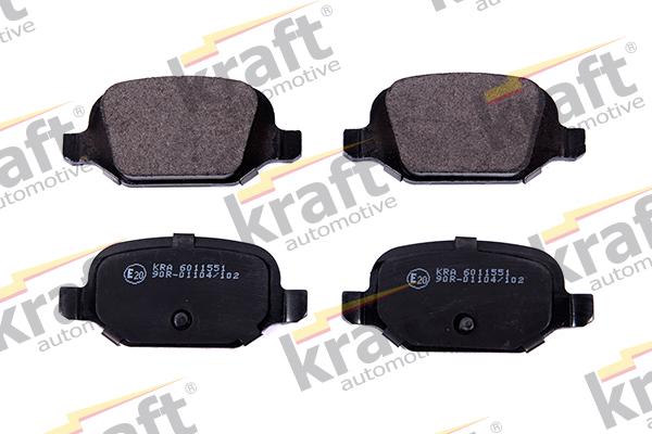 KRAFT AUTOMOTIVE 6011551 - Komplet zavornih oblog, ploscne (kolutne) zavore www.parts5.com