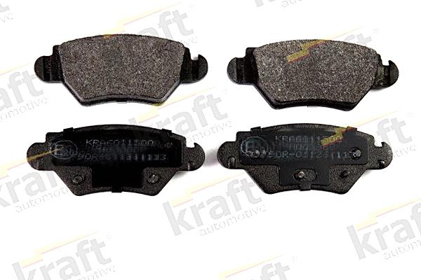 KRAFT AUTOMOTIVE 6011500 - Piduriklotsi komplekt,ketaspidur www.parts5.com