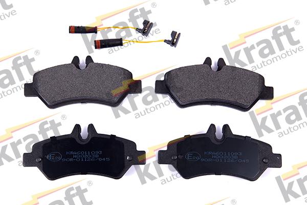 KRAFT AUTOMOTIVE 6011093 - Fékbetétkészlet, tárcsafék www.parts5.com