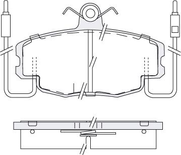 KSH EUROPE 1850.0058178 - Komplet pločica, disk-kočnica www.parts5.com