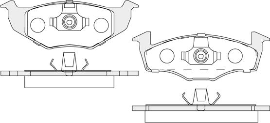 KSH EUROPE 1850.0058201 - Brake Pad Set, disc brake www.parts5.com