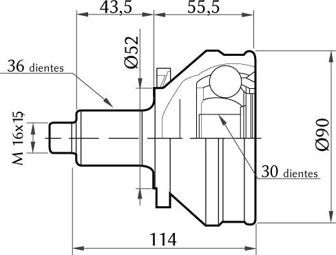 KSH EUROPE 1860.0068010 - Set articulatie, planetara www.parts5.com