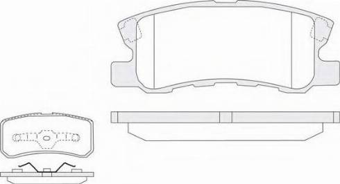 KSH EUROPE 1850.0058053 - Σετ τακάκια, δισκόφρενα www.parts5.com